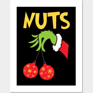 Chest Nuts Matching Chestnuts Christmas Couples Nuts Posters and Art